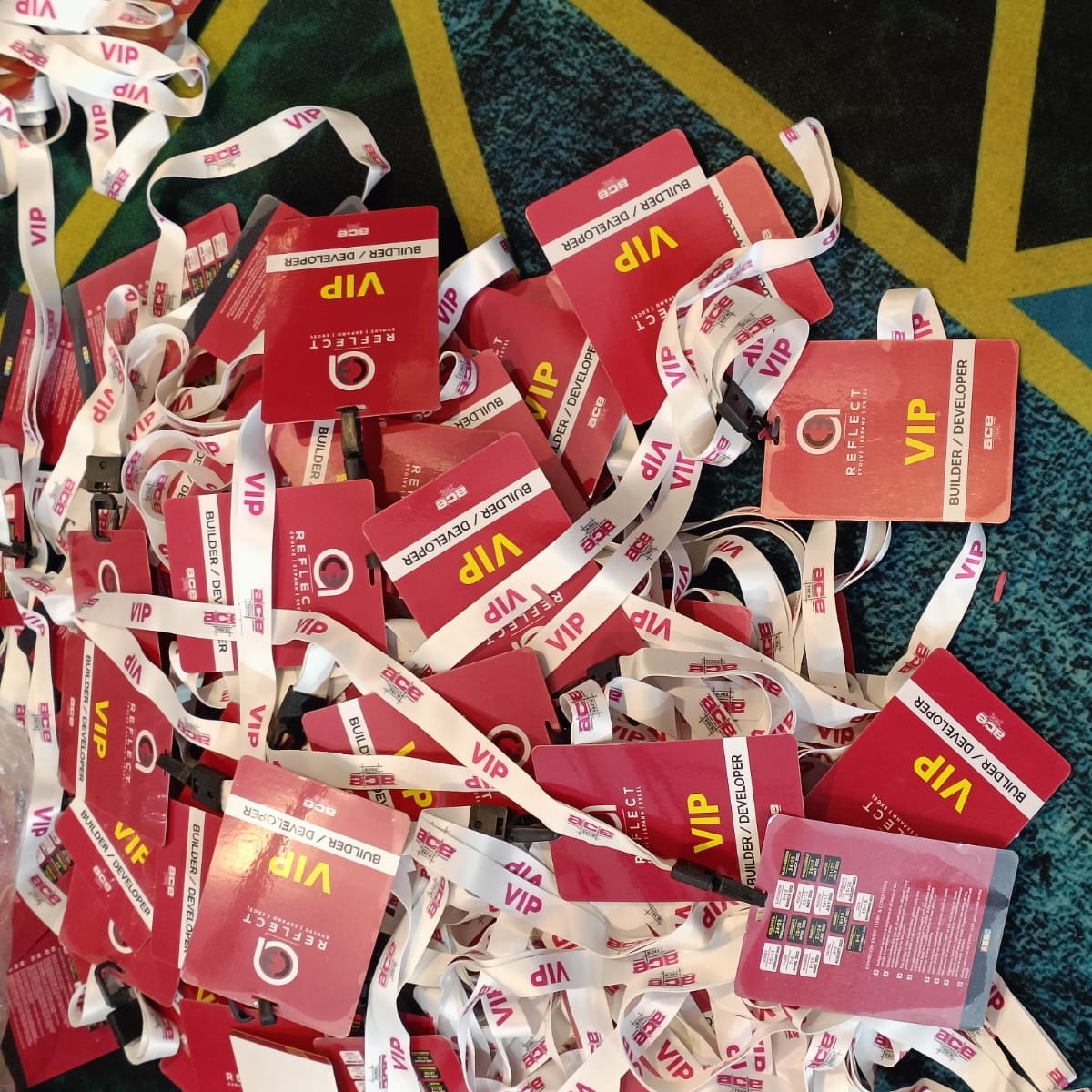 Conference Badge Entry Pass & Customise lanyard