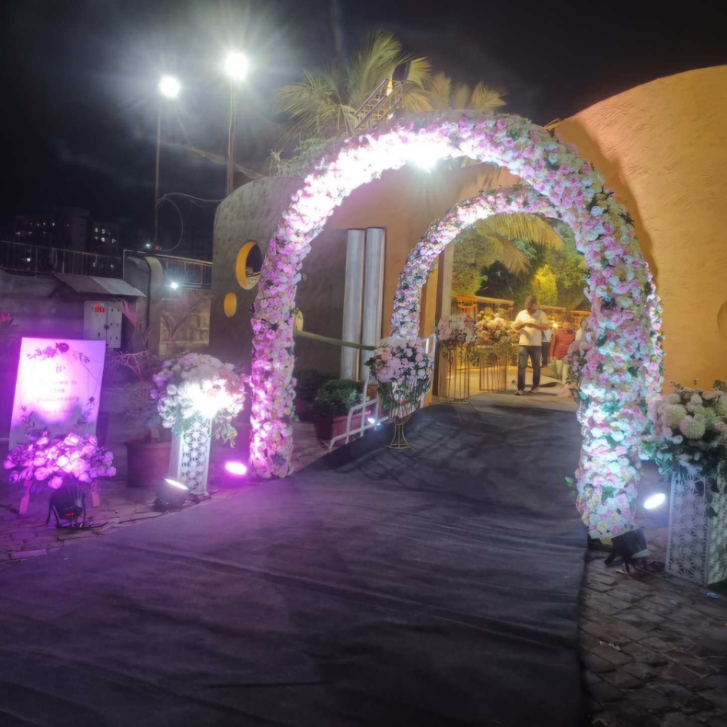 Artificial Flowers for Venue Decoration