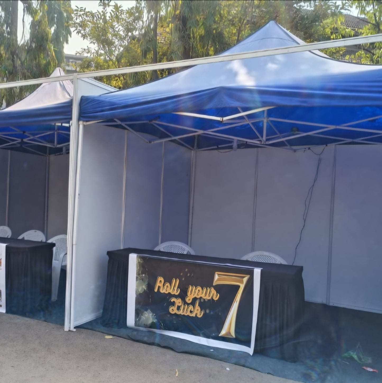 Octonorm Stall with Canopies