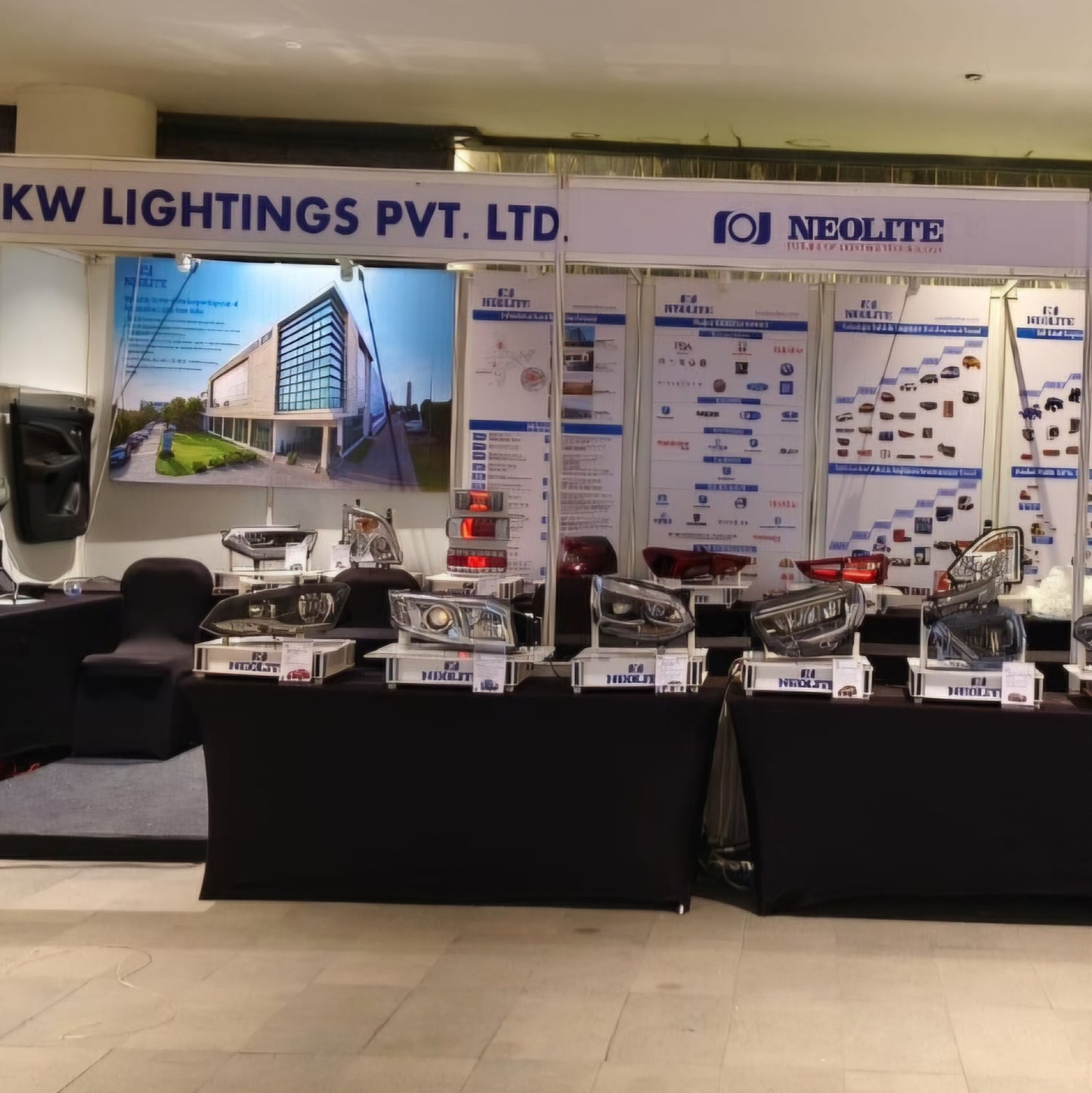 Fabricated Stall with Branding for Exhibition