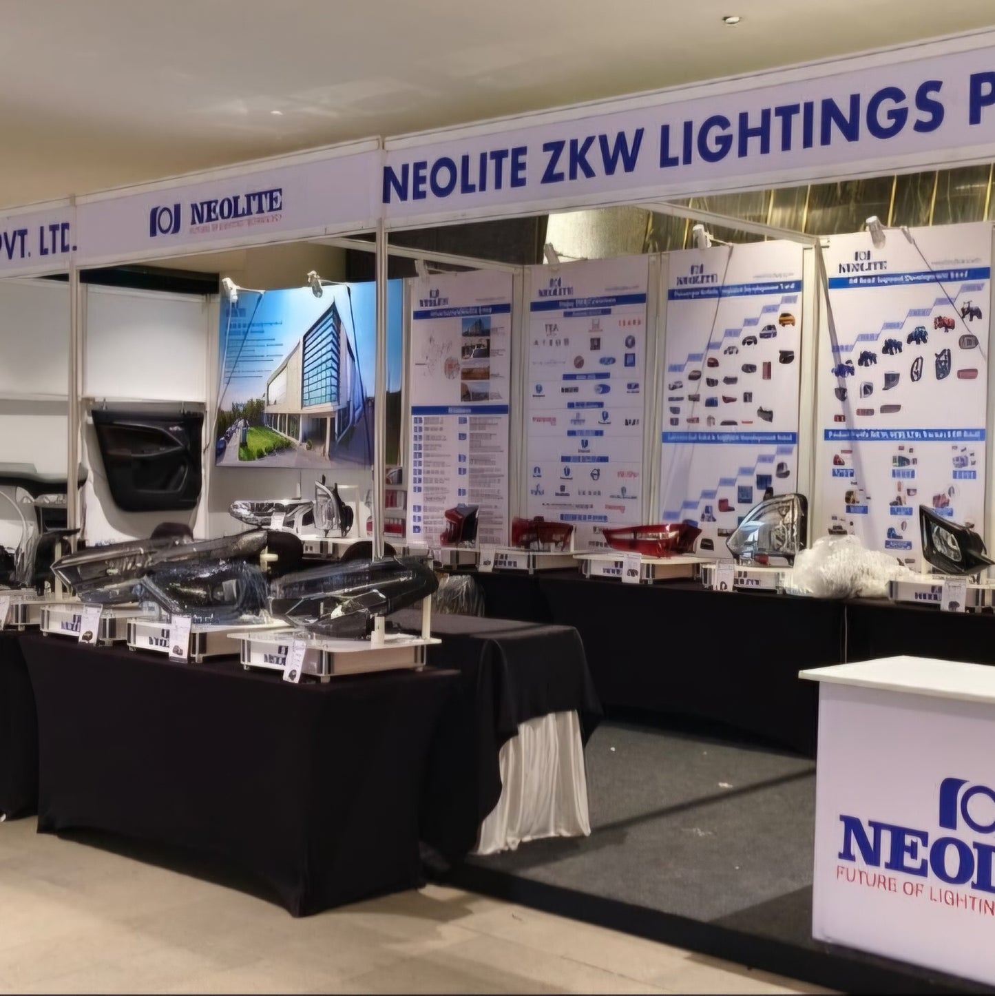 Fabricated Stall with Branding for Exhibition