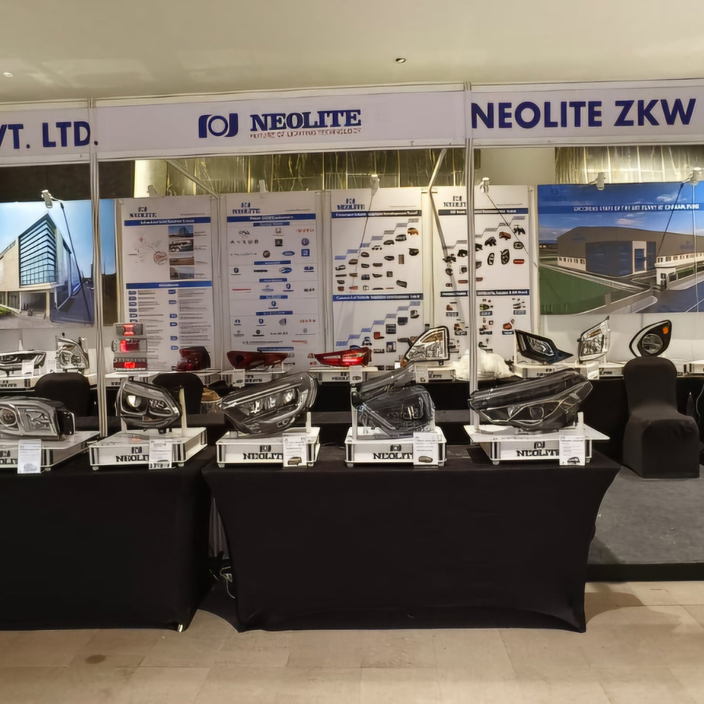 Fabricated Stall with Branding for Exhibition