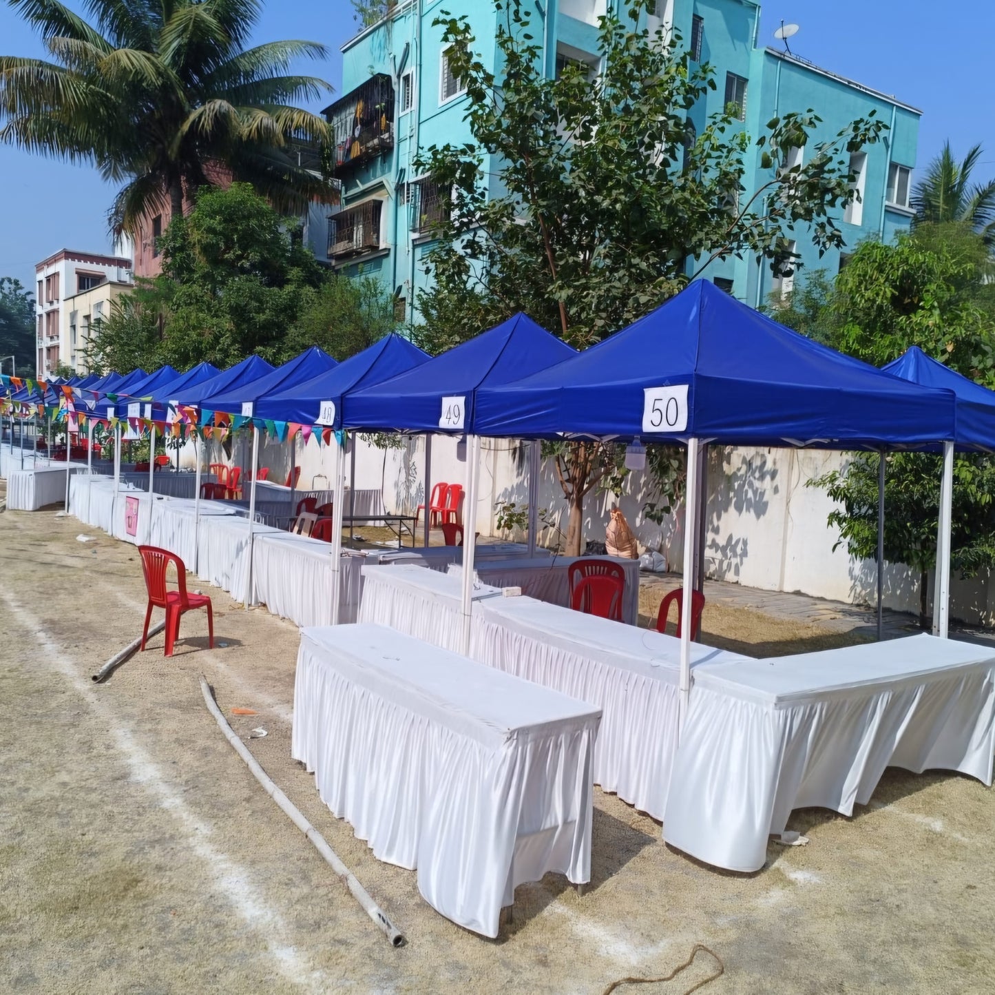 Table Rentals - Standard & Custom Sizes (6x1.5ft, 2x4ft, 6x2ft)