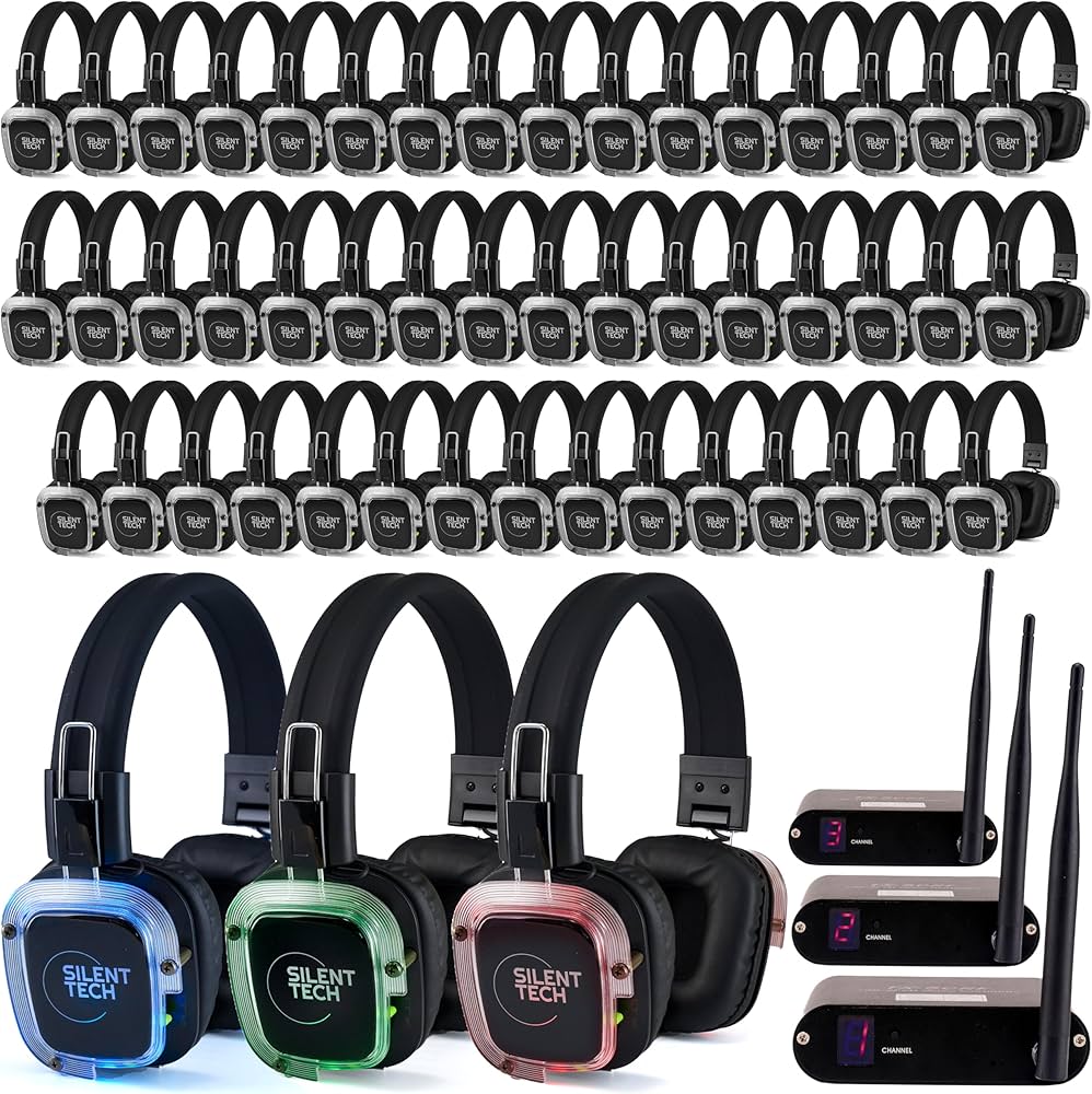 ANC Silent Headphones on Rent | Silent Disco & Event Headphones