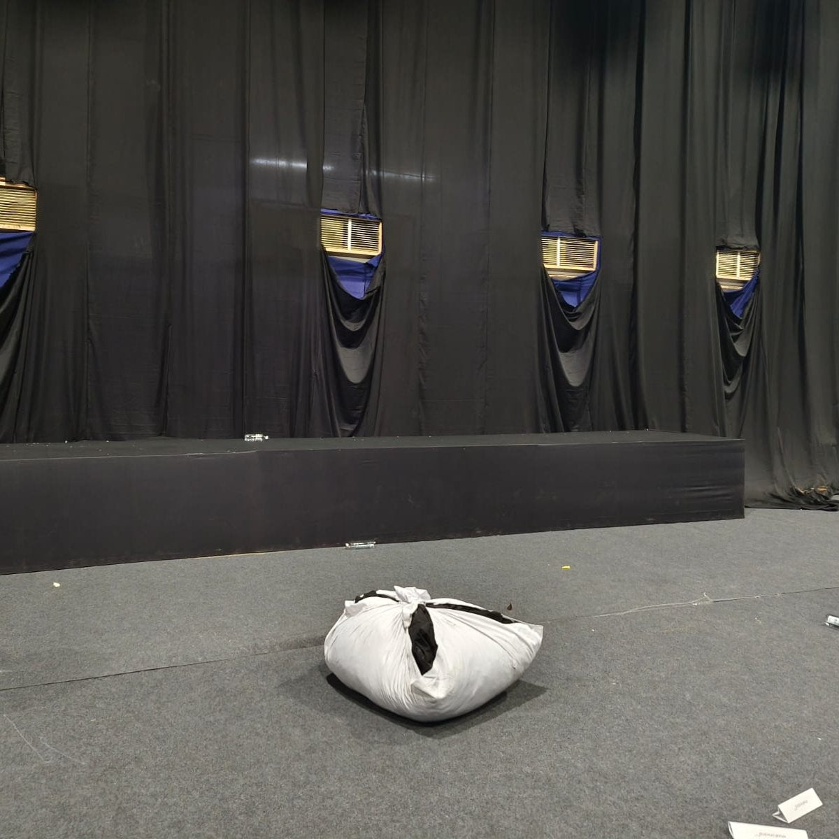Black Cloth Partition Rental (40ft Height)