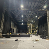 Black Cloth Partition Rental (40ft Height)