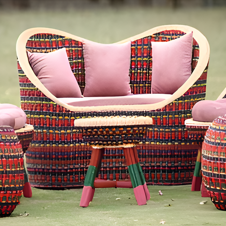 Wooden Lounge Sofa