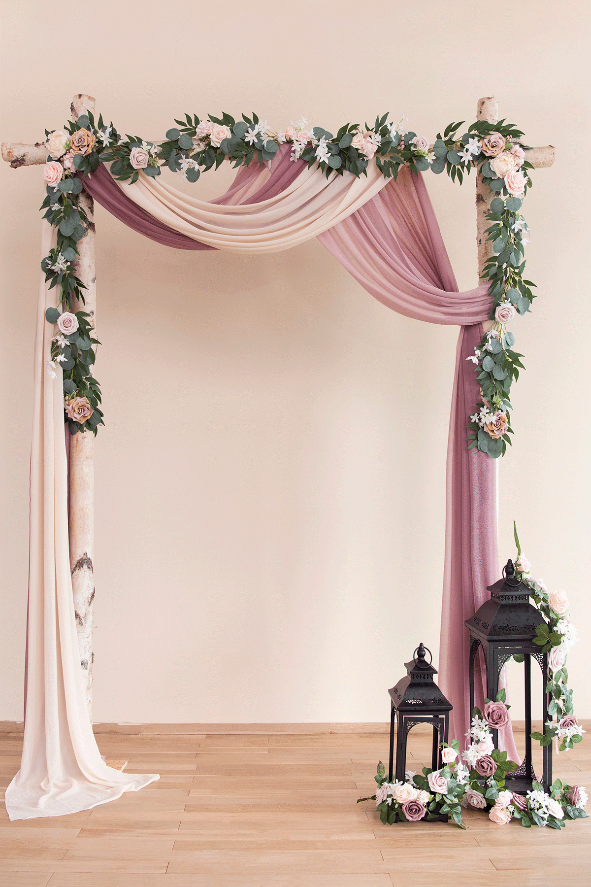 Clothing + Floral Arch