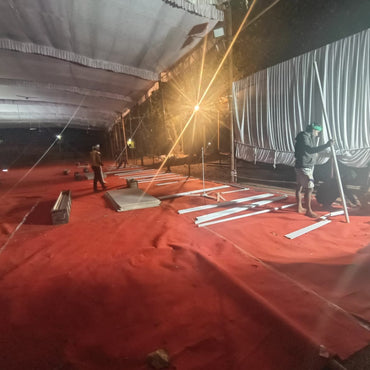 Waterproof Iron Shed Mandap Rental