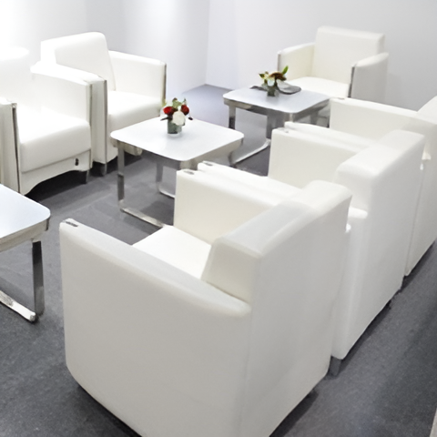 White Double Sofa