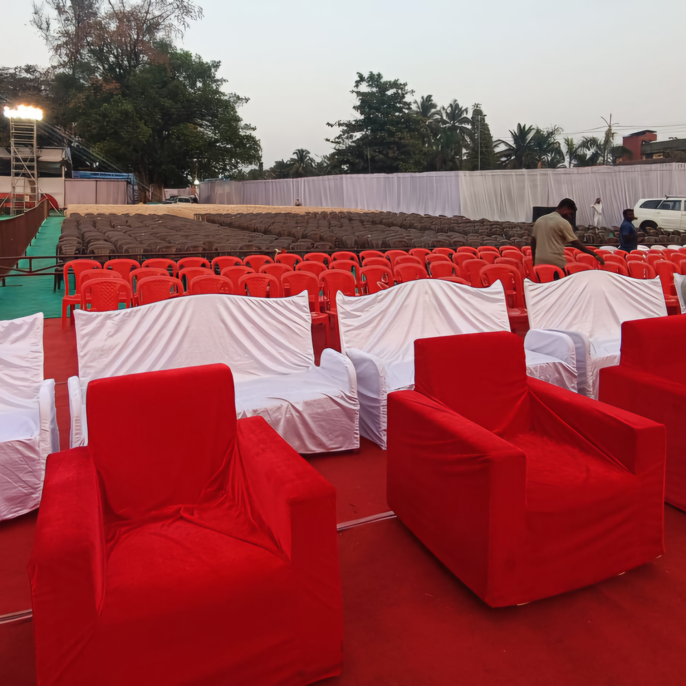 Chairs and Sofa Set