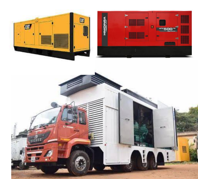 Genset Generator Rental (42 KVA to 750 KVA)