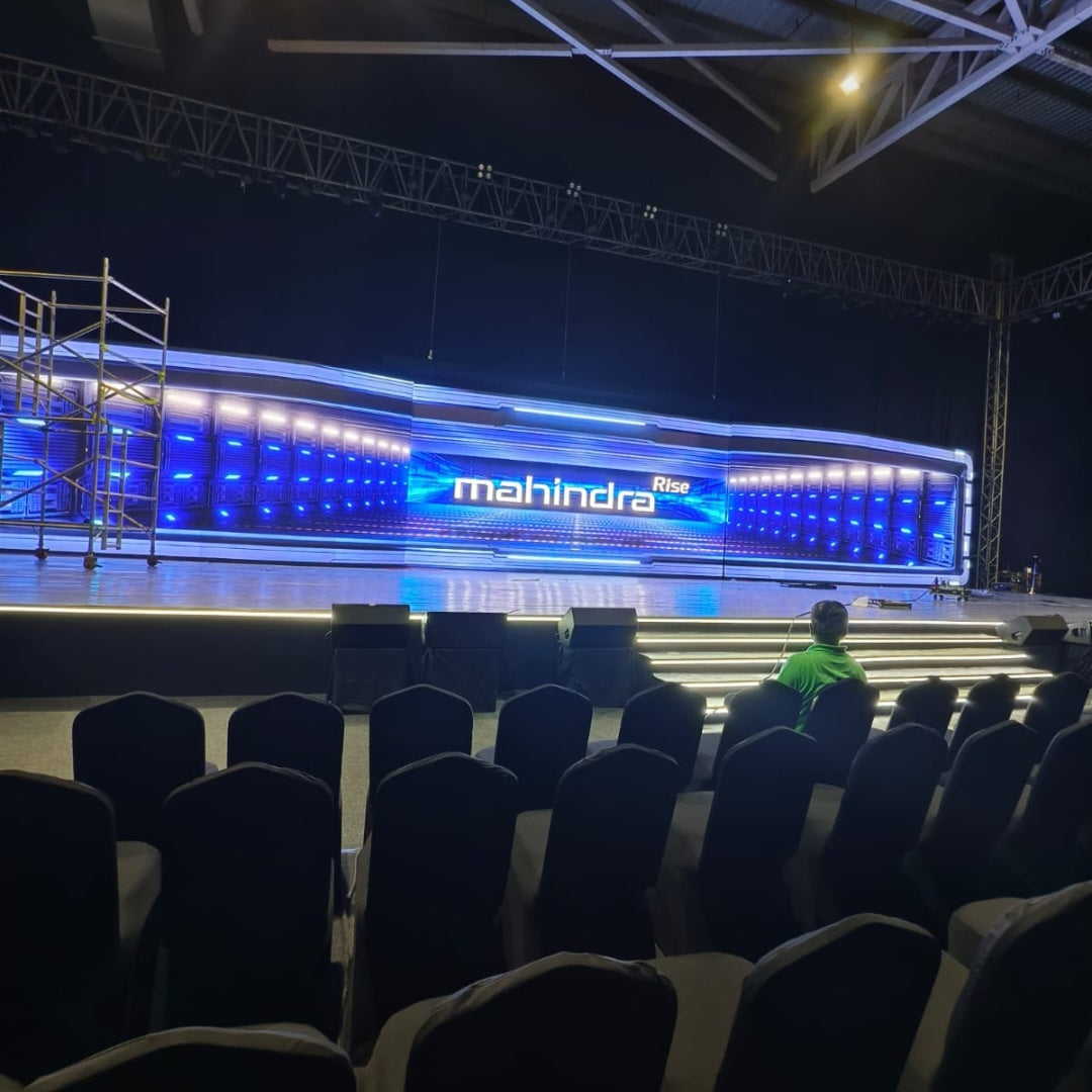 Stage Platform with LED Strip Lighting