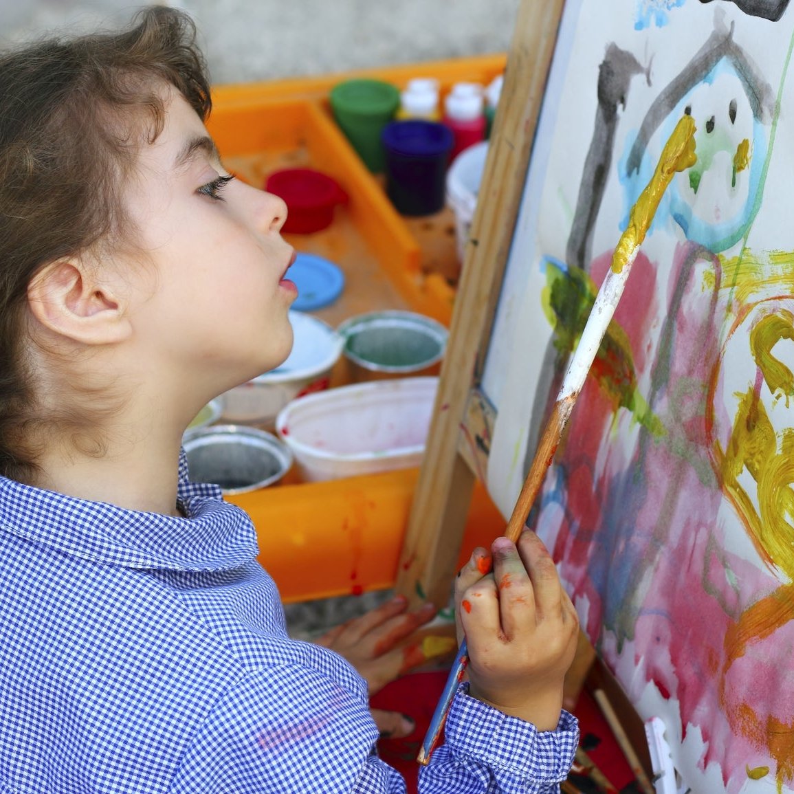 Canvas Painting Station